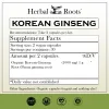 Herbal Roots Korean Ginseng