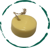 BeNat Reassuring Natural Soap Bar with Built-in Loofah Exfoliator & Rope, 3.53oz - Nourishing Wheat