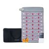 Far Infrared Heating Pad, Amethyst Heating Pad with Jade & Tourmaline Stones, 660nm Photon Light & Negative Ions