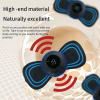 EMS Mini Neck Massager Electric Massage Patch Cervical Shoulder Muscle Relief