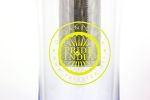 Portable Travel Tea Tumbler - Double Walled w/ Removable Steel Infuser, Clear-Green 14 Fluid Ounces by Pride Of India 14 oz