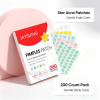 200 Counts Star-Shaped Hydrocolloid Skin Spot Patches, Colorful Cute Facial Spot Cover Patches