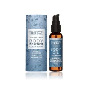 After Shower Powder and Oil Set, Clean (size: Travel Size)