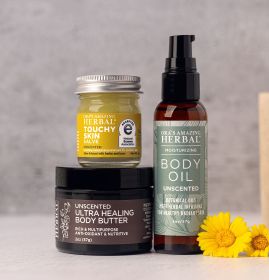 Natural Moisturizer Variety Set (Scent: Unscented, size: Travel)