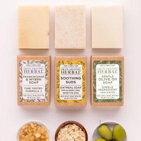 Super Soothing Soap Bundle (Material: Just 3 Bar Soaps)