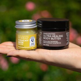Salve & Body Butter for Eczema Care Set (size: Travel Size)