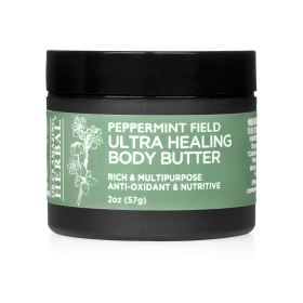 Ultra Healing Body Butter, Peppermint Field (size: 2oz Travel)