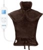 Mothers Day Gifts, Electric Heating Pad - 6 Heat Levels for Neck, Shoulder, and Back, Weighted Pad for Snug Fit - Machine Washable