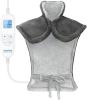 Mothers Day Gifts, Electric Heating Pad - 6 Heat Levels for Neck, Shoulder, and Back, Weighted Pad for Snug Fit - Machine Washable
