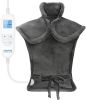 Mothers Day Gifts, Electric Heating Pad - 6 Heat Levels for Neck, Shoulder, and Back, Weighted Pad for Snug Fit - Machine Washable