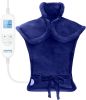Mothers Day Gifts, Electric Heating Pad - 6 Heat Levels for Neck, Shoulder, and Back, Weighted Pad for Snug Fit - Machine Washable