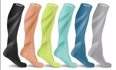 Lightweight Compression Socks (6 Pairs) (size: FR298-SM)