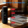 Handheld Portable Fan with Turbo Cooling 360° Airflow & LED Light Multi Functional Clip Design for Travel/Concerts/Camping/Makeup/Office/Live sports v