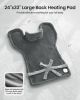 Mothers Day Gifts, Electric Heating Pad - 6 Heat Levels for Neck, Shoulder, and Back, Weighted Pad for Snug Fit - Machine Washable