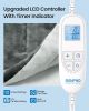 Mothers Day Gifts, Electric Heating Pad - 6 Heat Levels for Neck, Shoulder, and Back, Weighted Pad for Snug Fit - Machine Washable