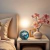 One polished labradorite sphere, natural mineral ornament, suitable for home/office/Thanksgiving/Christmas/Halloween/Hanuk/St.